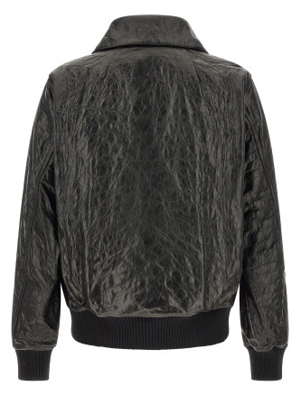Кожаная куртка RICK OWENS 'Dracuflight' (RU02F4751LBE09) #