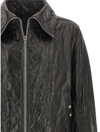 Кожаная куртка RICK OWENS 'Dracuflight' (RU02F4751LBE09) #
