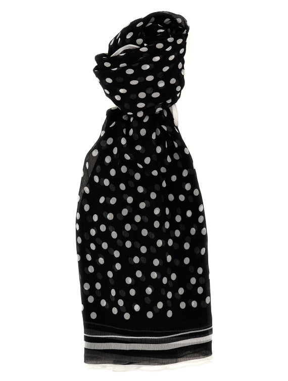Шарф, платок DOLCE & GABBANA Polka dot chiffon scarf (FS182AGDCF0HNBEW) #1