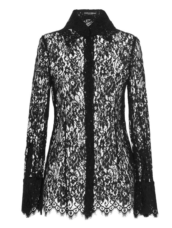 Рубашка, блузка DOLCE & GABBANA Lace shirt (F5P70TFLSFVN0000) #1