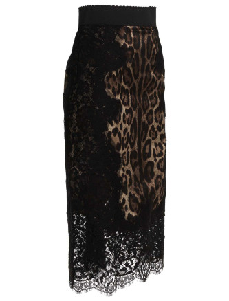 Юбка DOLCE & GABBANA animalier skirt (F4BHCTFSAXYHY13M) #