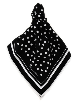 Polka dot scarf