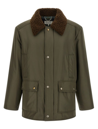 Парка MAISON MARGIELA Shearling collar parka