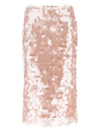 Maxi sequin skirt