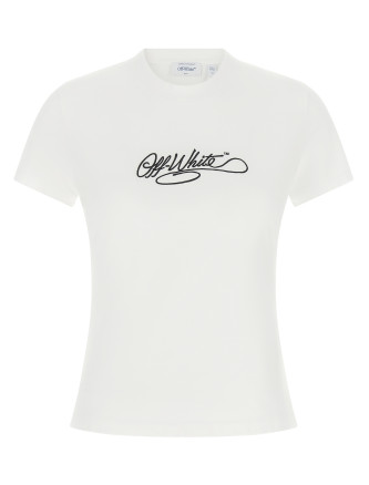 Футболка OFF-WHITE Logo embroidery t-shirt