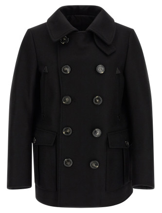 Пальто, тренч DSQUARED2 Double-breasted coat (S74AA0323S53003900) #