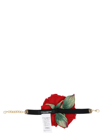 Ожерелье DOLCE & GABBANA Rose appliqué choker (FT050RGER89R2244) #