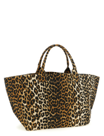 Сумка-тоут GANNI 'Leopard XXL' (A7161943) #