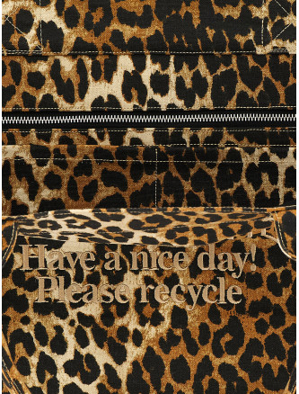 Сумка-тоут GANNI 'Leopard XXL' (A7161943) #