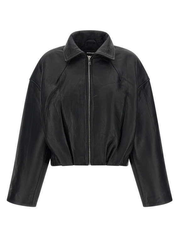 Кожаная куртка ROTATE BIRGER CHRISTENSEN Boxy jacket (116544100100) #1