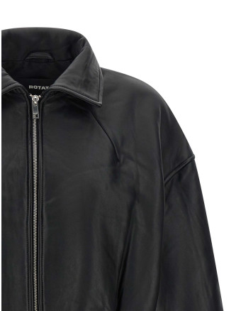 Кожаная куртка ROTATE BIRGER CHRISTENSEN Boxy jacket (116544100100) #