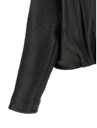 Кожаная куртка ROTATE BIRGER CHRISTENSEN Boxy jacket (116544100100) #