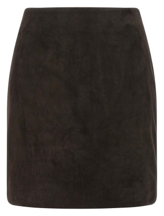 Макси ROTATE BIRGER CHRISTENSEN Suede skirt