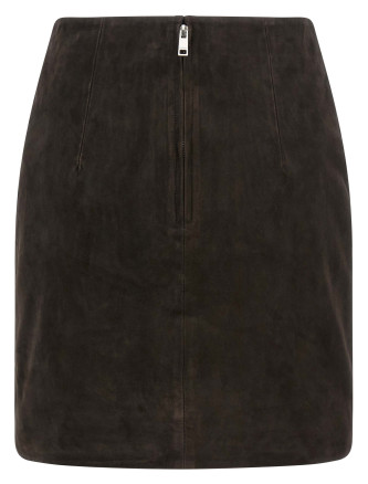 Макси ROTATE BIRGER CHRISTENSEN Suede skirt (11616811111111) #