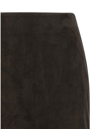 Макси ROTATE BIRGER CHRISTENSEN Suede skirt (11616811111111) #