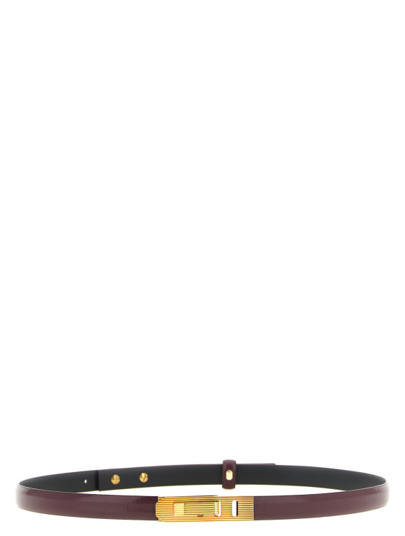 Ремень ALBERTA FERRETTI Striped buckle belt (A800180250195) #1