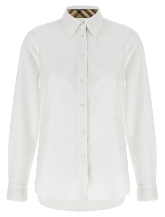 Burberry Check insert shirt