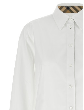Рубашка, блузка BURBERRY Check insert shirt (8111217WHITE) #