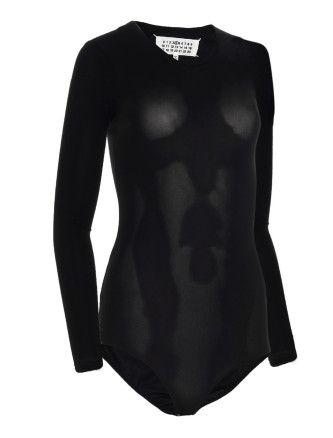 Нижнее белье, тело MAISON MARGIELA Long sleeves crew neck bodysuit (S51NA0056S20518900) #
