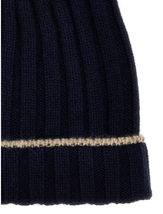 Шляпа BRUNELLO CUCINELLI Contrast line beanie (M2240900CU715) #