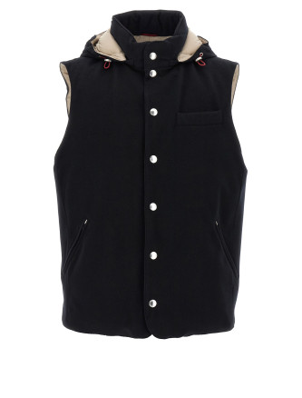 Жилет BRUNELLO CUCINELLI Padded wool vest