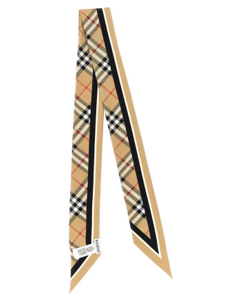 Шарф, платок BURBERRY Silk bandeau (8114238SAND) #