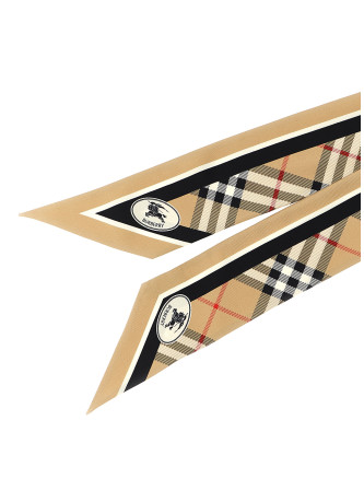 Шарф, платок BURBERRY Silk bandeau (8114238SAND) #