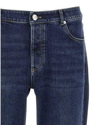 Джинсы BRUNELLO CUCINELLI Logo embroidery stretch jeans (M283PD3210C1468) #
