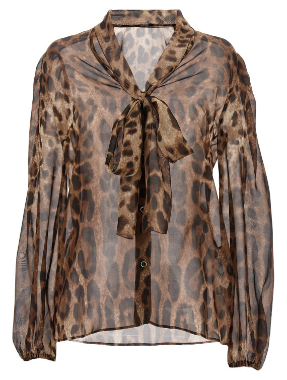 Рубашка, блузка DOLCE & GABBANA Animal shirt (F5N70TIS1MNHY13M) #1