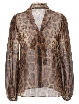 Рубашка, блузка DOLCE & GABBANA Animal shirt (F5N70TIS1MNHY13M) #
