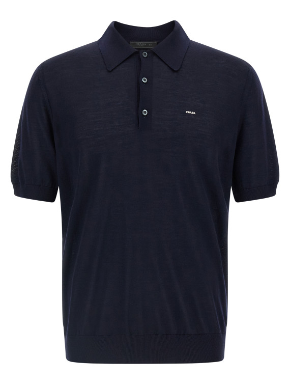 Поло PRADA Wool polo shirt (UMF148SOOO18DYF0008) #1
