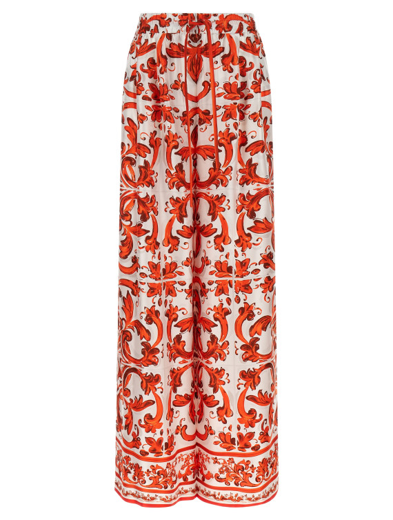 Брюки DOLCE & GABBANA 'Maiolica' (FTDBNTGDDRES9000) #1