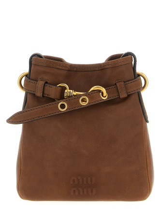 Nappa leather shoulder strap