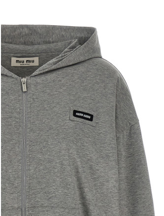 Толстовка MIU Logo hoodie (MJLA63SOOO192DF0031) #