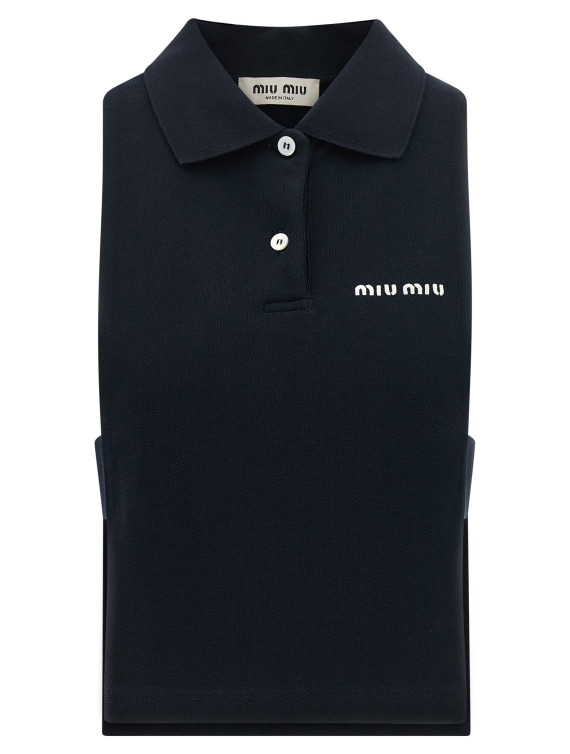 Повседневный топ MIU Polo top (MJT738SOOO14RWF0008) #1