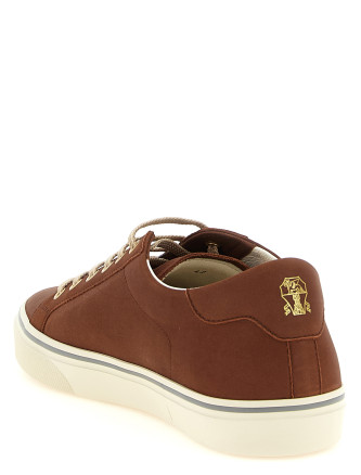 Кроссовки BRUNELLO CUCINELLI Suede sneakers (MZUSNUZ341C8207) #