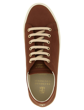 Кроссовки BRUNELLO CUCINELLI Suede sneakers (MZUSNUZ341C8207) #