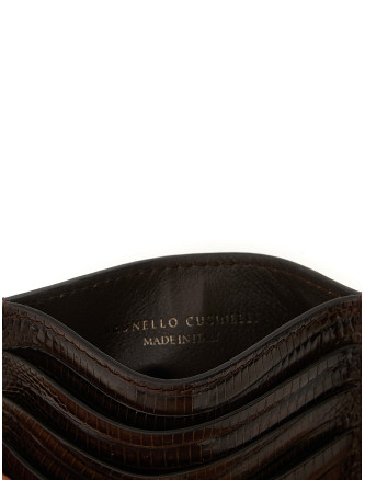 Кошелек, кардхолдер BRUNELLO CUCINELLI Leather cardholder (MWCGD2713C8279) #
