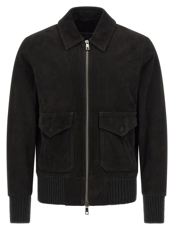 Кожаная куртка GIORGIO BRATO Aviator jacket (GU27F20010BCSDNERO) #1