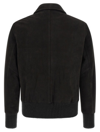 Кожаная куртка GIORGIO BRATO Aviator jacket (GU27F20010BCSDNERO) #