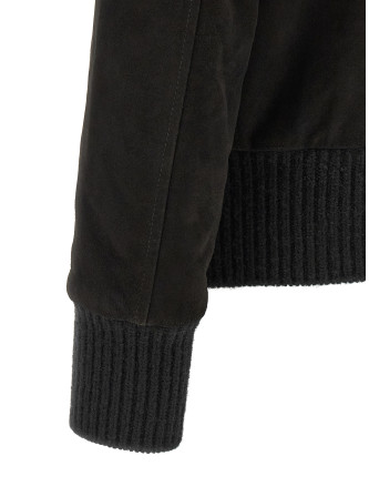 Кожаная куртка GIORGIO BRATO Aviator jacket (GU27F20010BCSDNERO) #