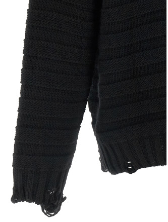 Свитер, кардиган MM6 MAISON MARGIELA Distressed wool cardigan (SH0HP0005M13040900) #