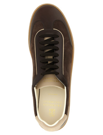 Кроссовки BRUNELLO CUCINELLI Suede and smooth calf sneakers (MZULDGJ336CXY42) #