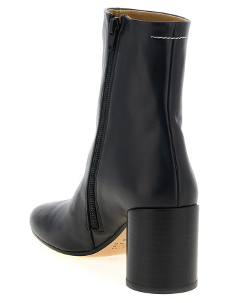 Ботильоны MM6 MAISON MARGIELA Leather ankle boots (S59WU0235P3628T8013) #