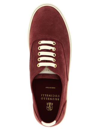 Кроссовки BRUNELLO CUCINELLI Suede sneakers (MZUPIGZ334CEH62) #