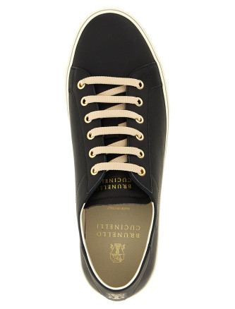 Кроссовки BRUNELLO CUCINELLI Leather sneakers (MZUSNUZ341C7995) #