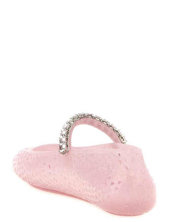 Балетки JIMMY CHOO 'The Jelly' (THEJELLYNTXCOTTONCANDYSILVERMIX) #