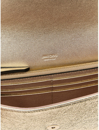 Клатч JIMMY CHOO 'Emmie' (EMMIEDXBPLATINUMICELIGHTGOLD) #