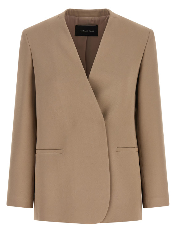 Пиджак, костюм FABIANA FILIPPI Twill blazer (GCD216F175M2890165) #1