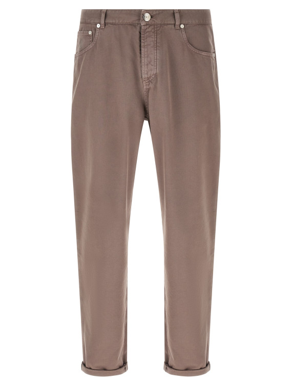 Брюки BRUNELLO CUCINELLI Five-pocket pants (M252DF1010C6046) #1